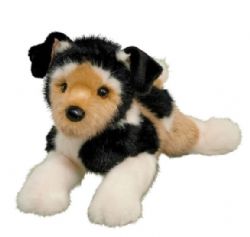 PELUCHE MOÏSE LE CHIEN TERRIER 3 COULEURS 18